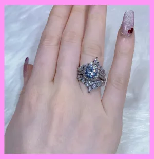 【1-18#】Fancy ring set for Female Birthday Daily Engagement