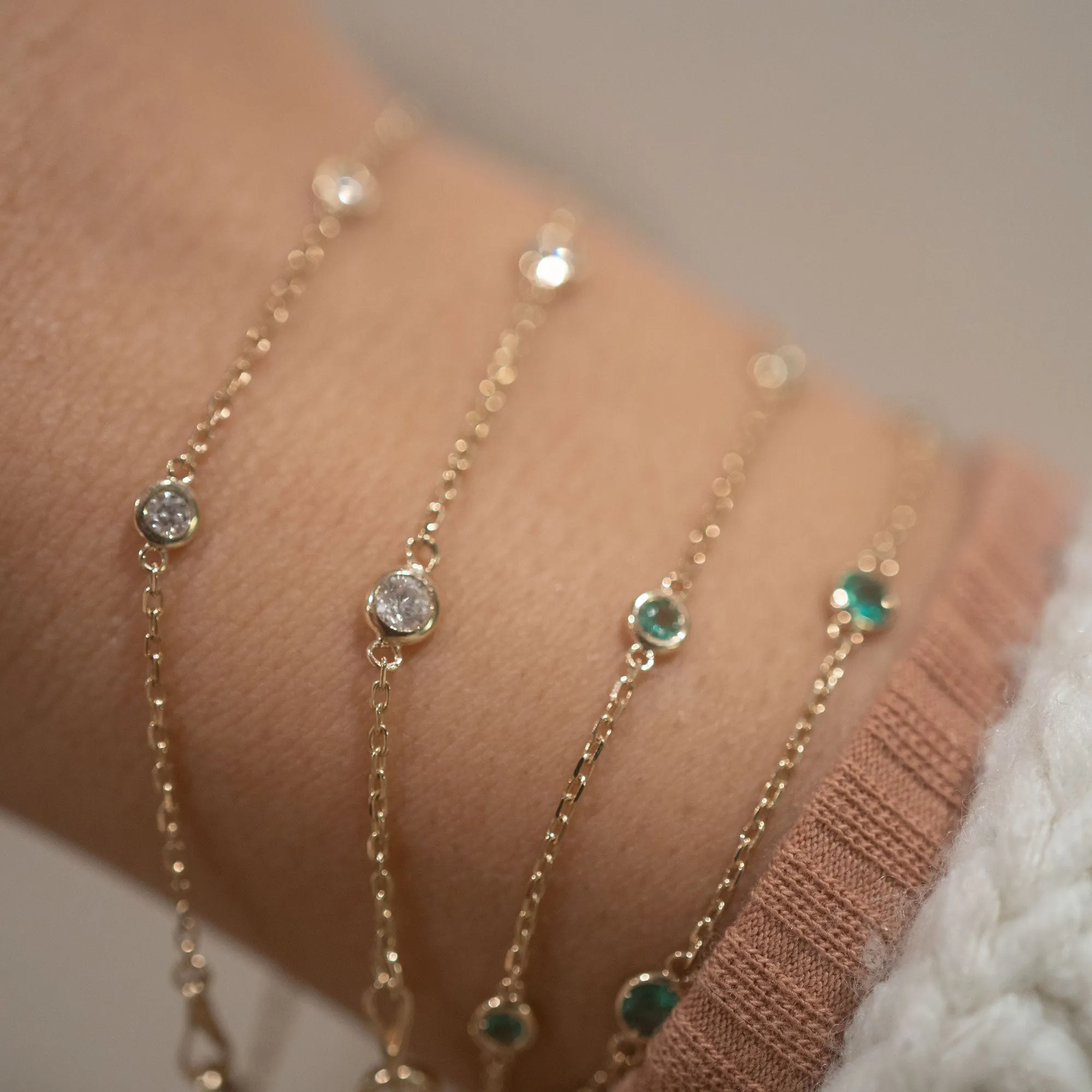 14k Emerald Yard Bracelet | .75 CTW