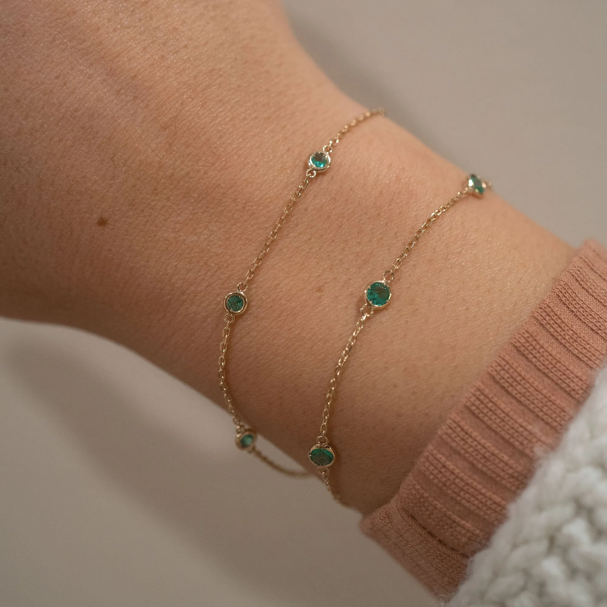 14k Emerald Yard Bracelet | .75 CTW