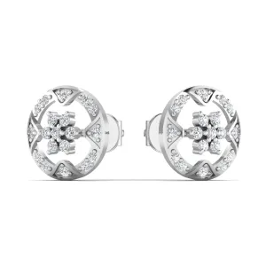 925 Silver Timeless Round Stud Earring