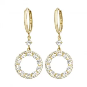 9ct Yellow Gold Drop Earrings ER1105