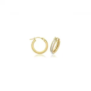 9ct Yellow Gold Hoop Earrings ER1218