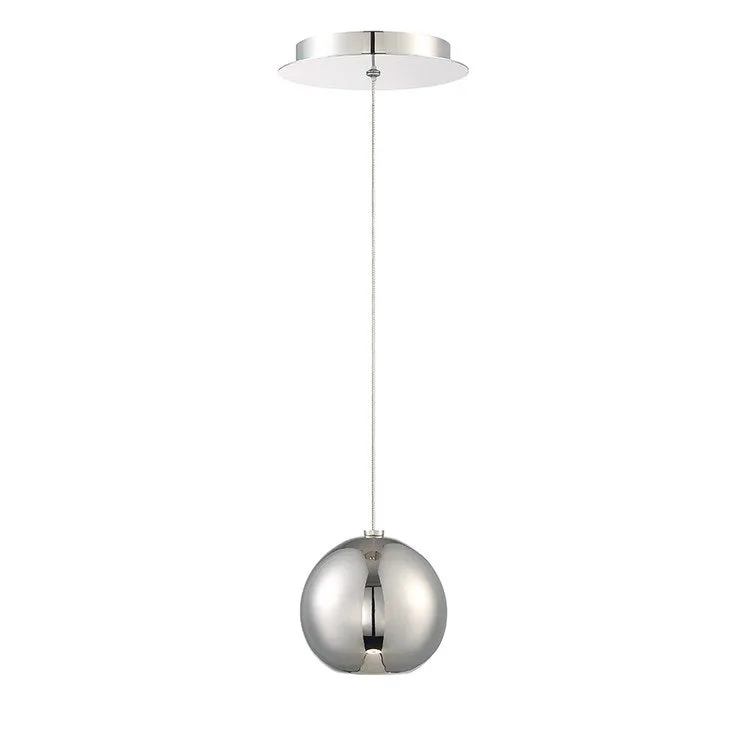 Acid Single-Light LED Round Pendant with Canopy 3000K - OPEN BOX