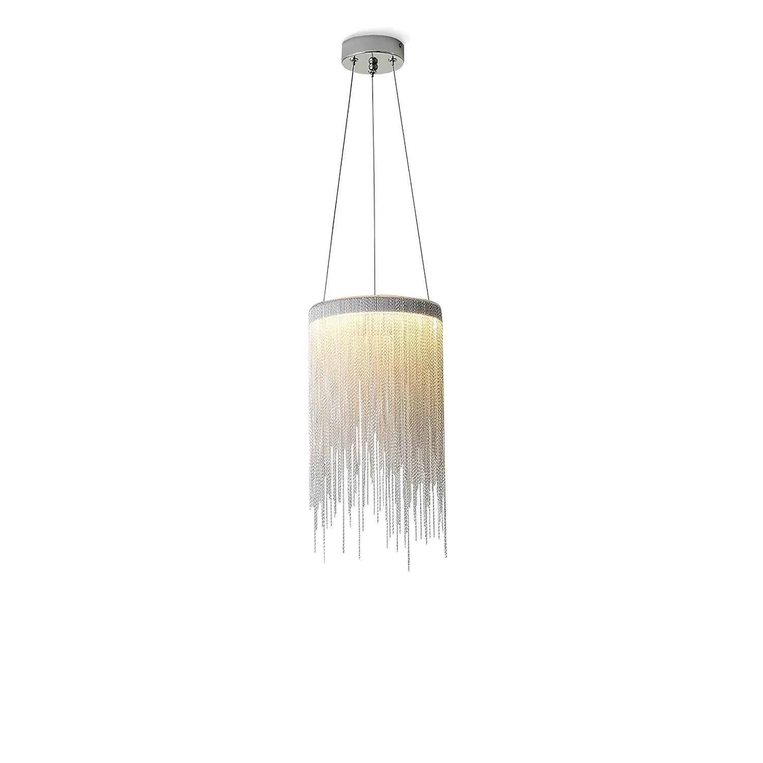 Aluminum Chain Tassel Pendant Light