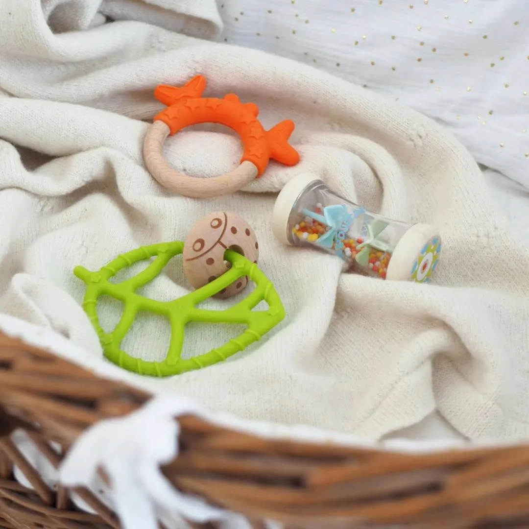 Baby Rattle & Teethers 3 Piece Gift Set