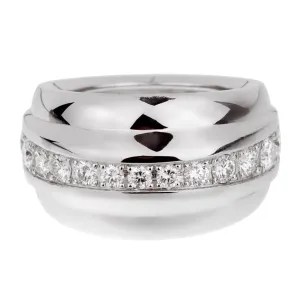 Chopard La Strada Diamond 18k White Gold Ring Sz 6