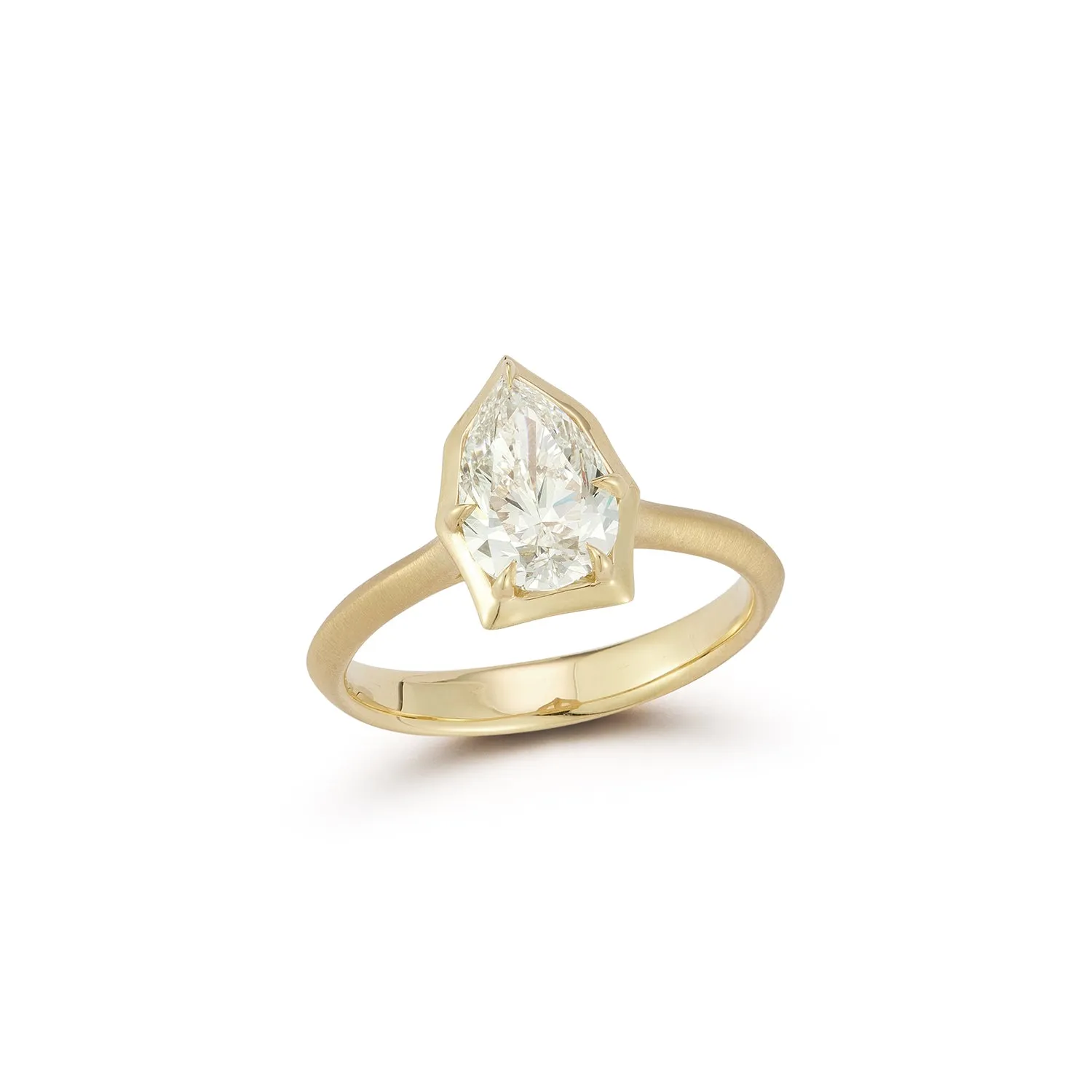 Clara Pear Solitaire Ring (1.50tcw)