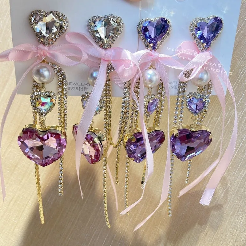 Crystal Princess Drop Earrings