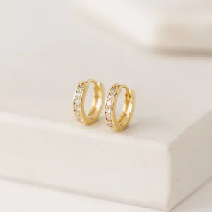 Desi 12mm Huggie Hoop Earrings