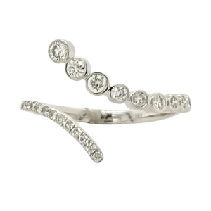 DIAMOND SPIRAL RING