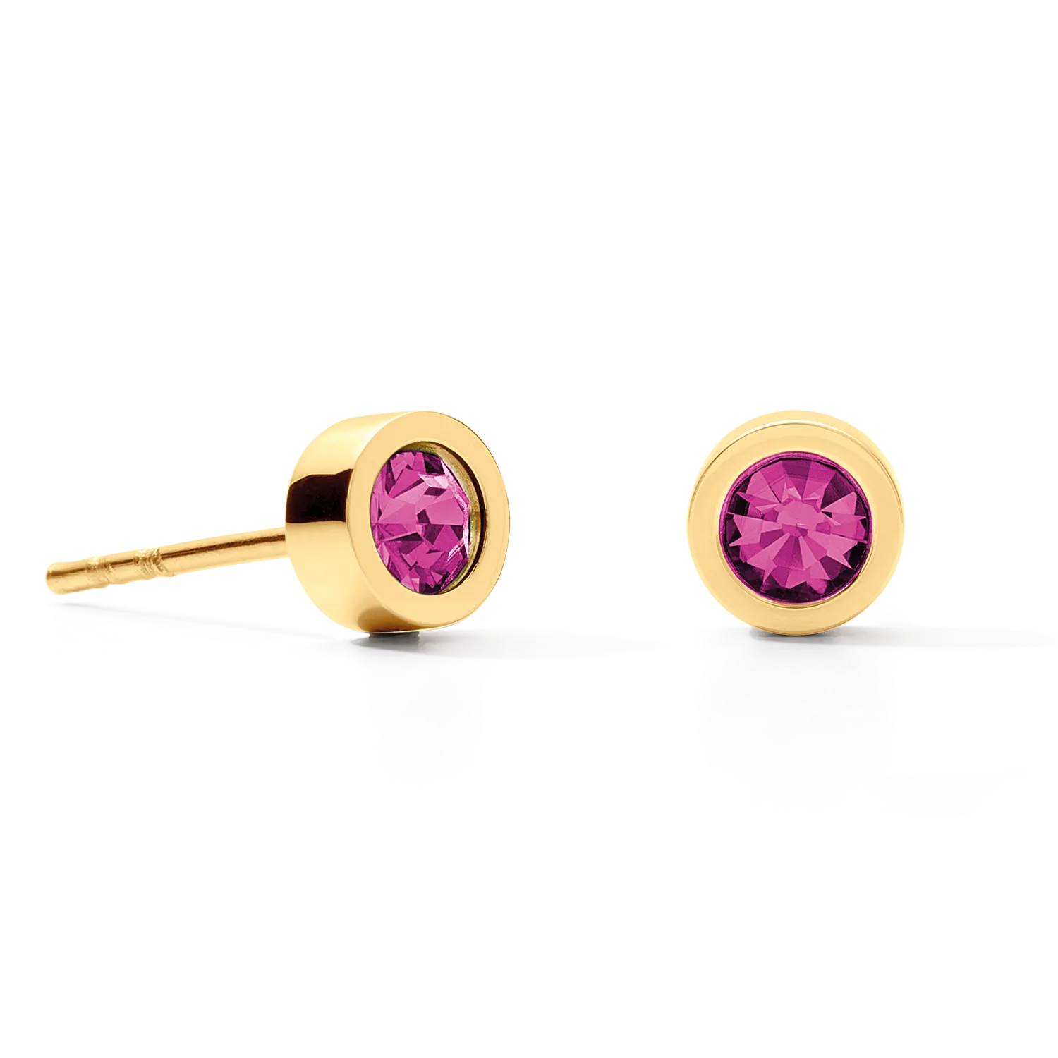 Earrings Sparkling Dots gold-pink