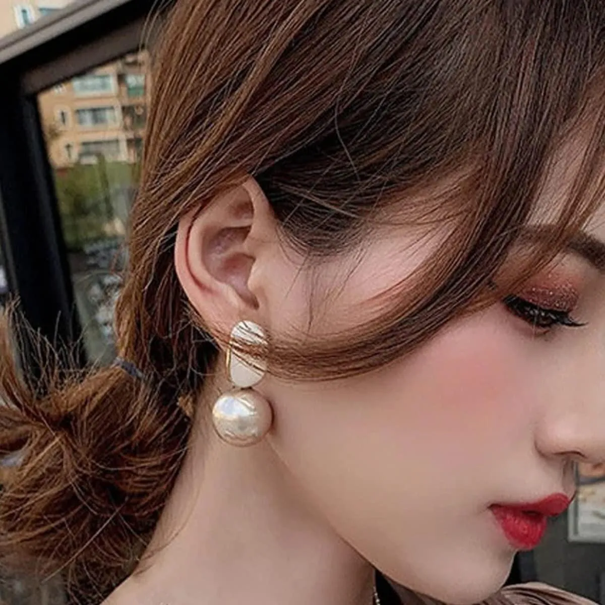 Elegant Pearl Drop Earrings