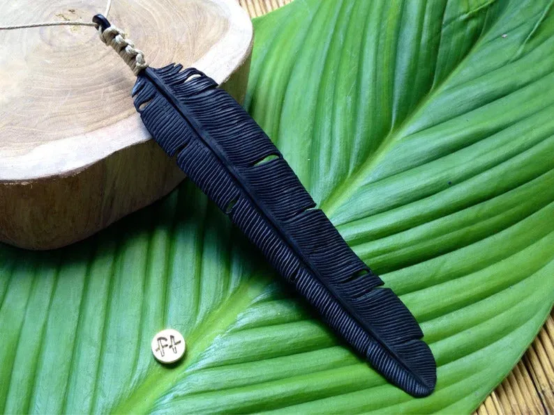 Feather Tribe Flight Feathers Pendant - Large