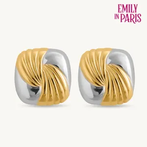 Golden Rays Stud Earrings