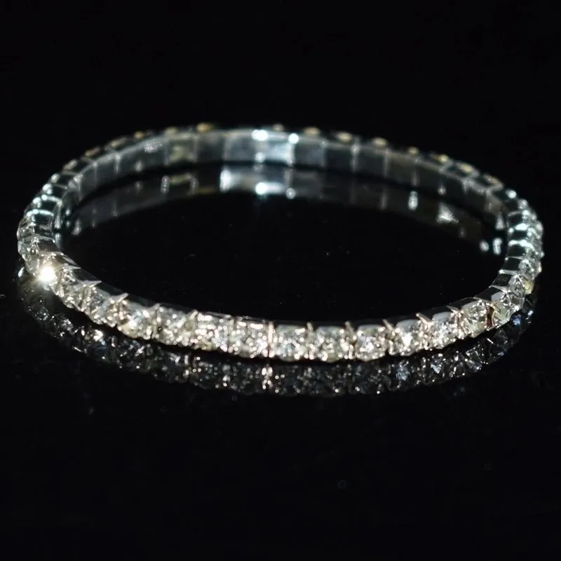 Luxurious Circle Alloy Plating Rhinestones Bracelets