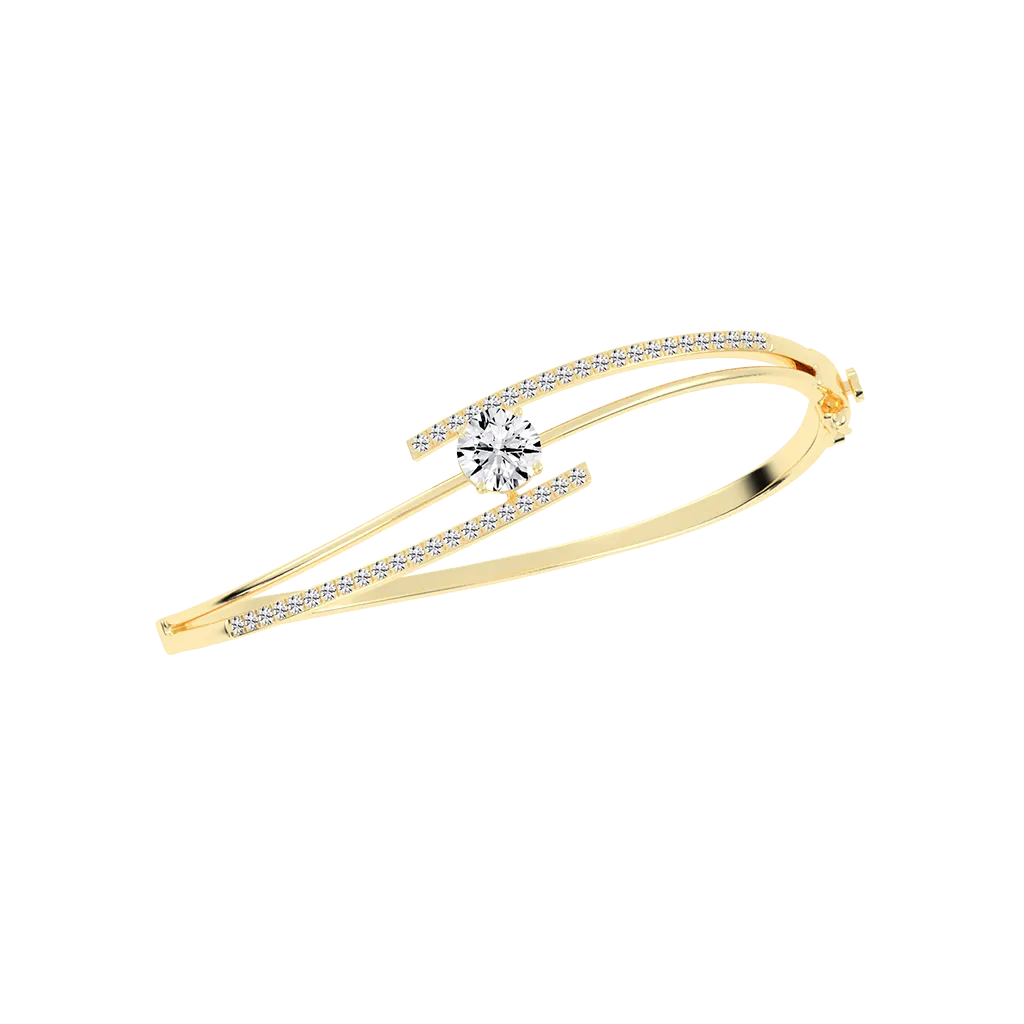 Luxurious Diamond Gold Bracelet