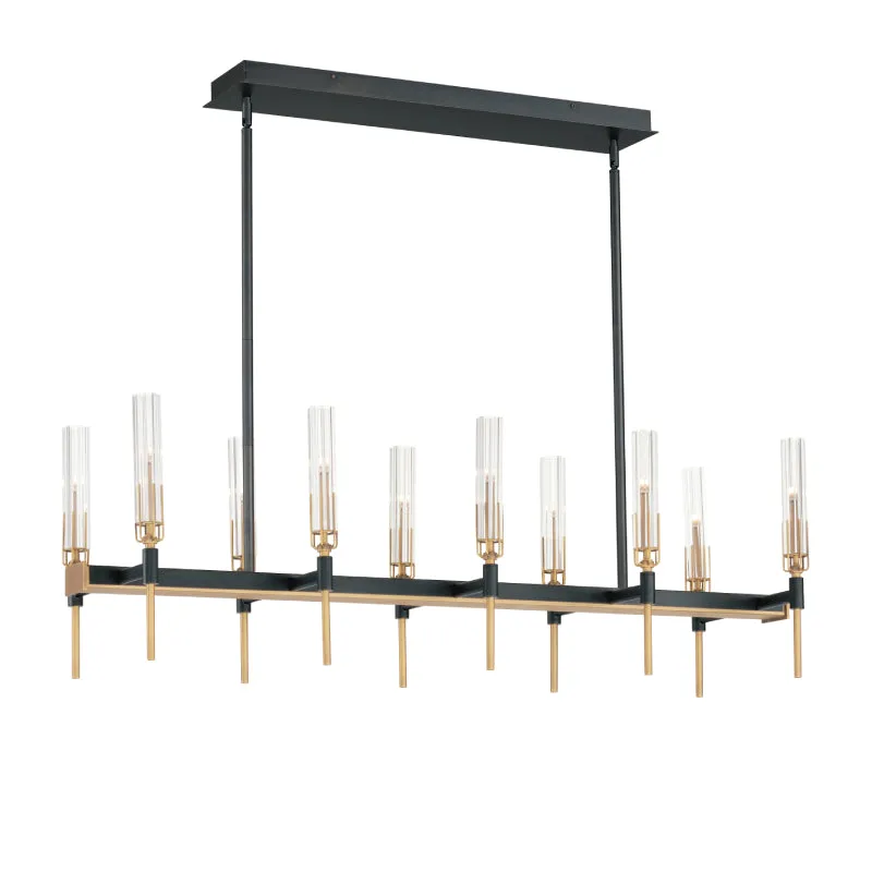 Maxim 16127 Flambeau 10-lt 45" LED Linear Chandelier