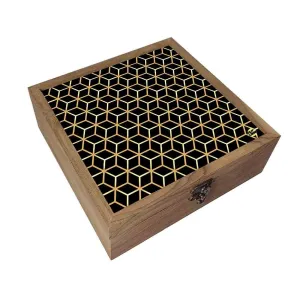 Nutcase Designer Wooden Jewellery Box Organizer  - Unique Gifts -Hexa