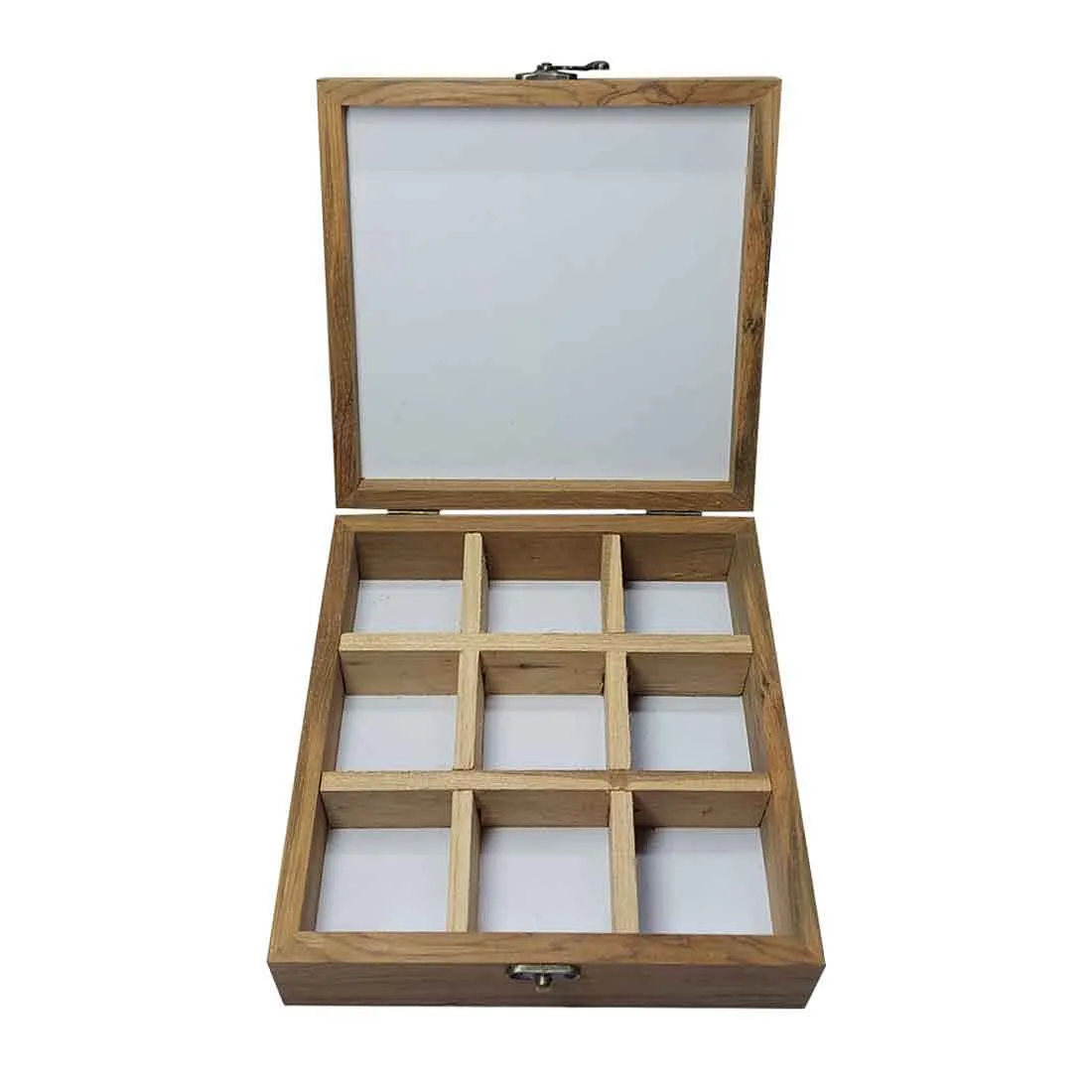 Nutcase Designer Wooden Jewellery Box Organizer  - Unique Gifts -Hexa