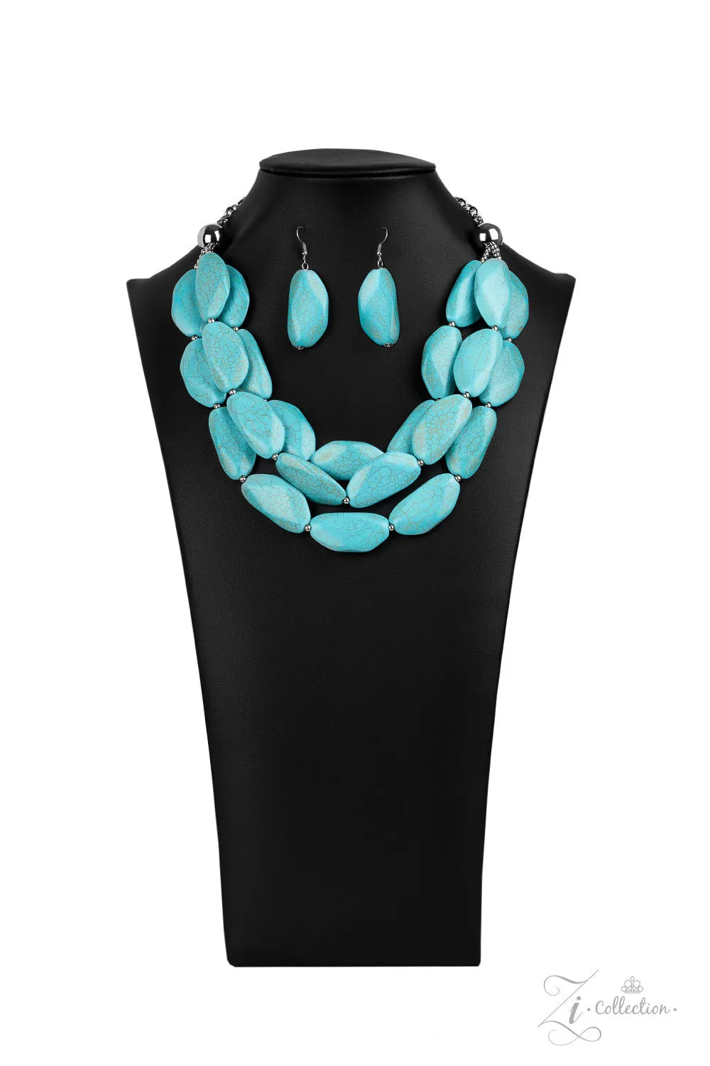 Paparazzi Authentic 2020 Zi Collection Turquoise Necklace