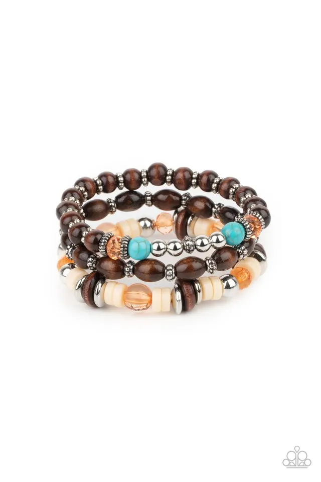 Paparazzi Bracelet ~ Belongs In The Wild - Orange