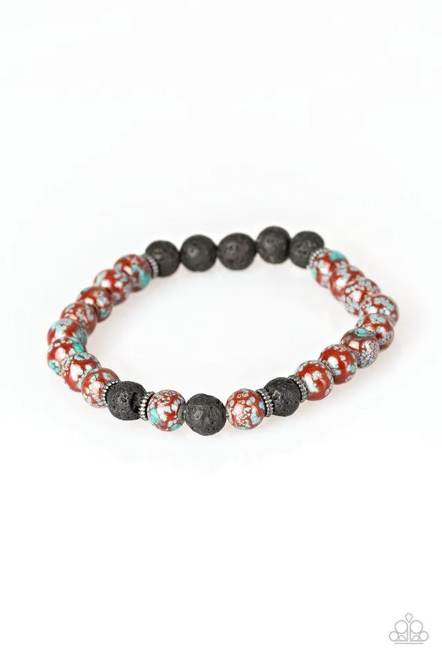 Paparazzi Bracelet ~ Joy - Red