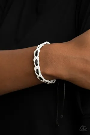 Paparazzi Bracelet ~ Wanderlust Vibes - White