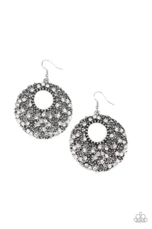 Paparazzi Earring ~ Starry Showcase - White