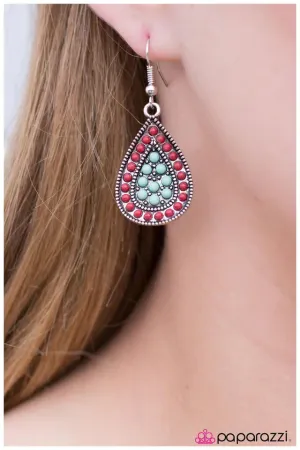 Paparazzi Earring ~ Teardrops On My Guitar - Multi