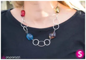 Paparazzi Necklace ~ A Glowing Review - Multi