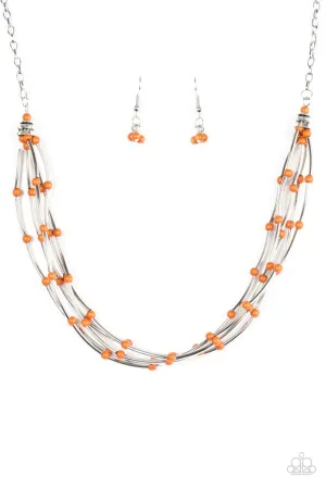 Paparazzi Necklace ~ Be As It MAYAN - Orange