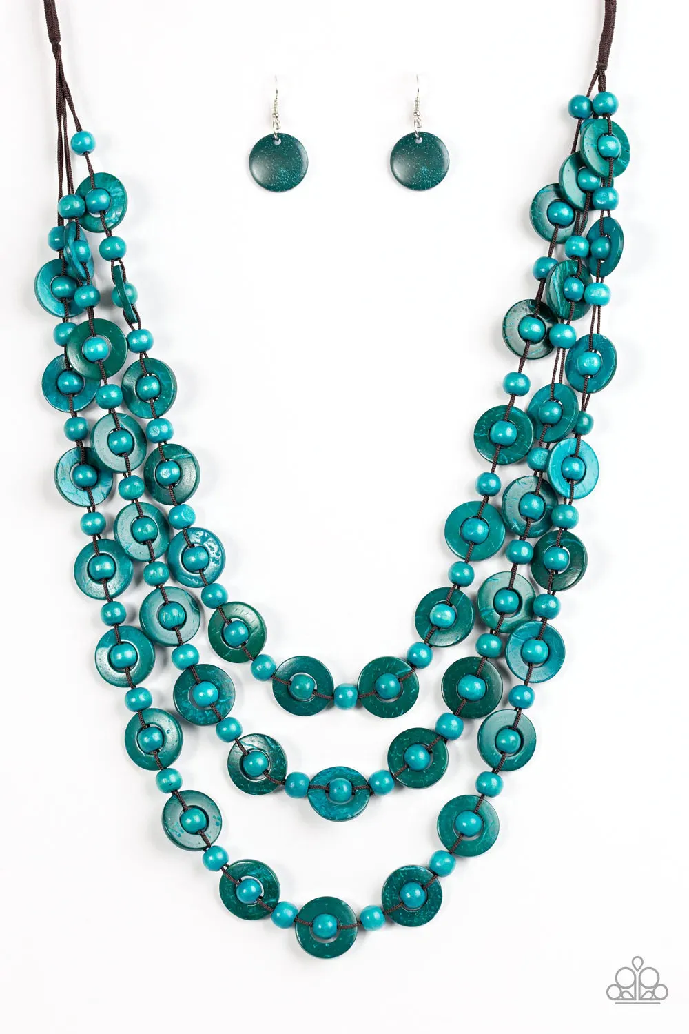 Paparazzi Necklace ~ Bermuda Belle - Blue