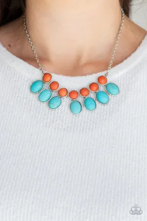 Paparazzi Necklace ~ Environmental Impact - Blue