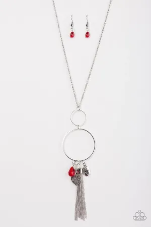 Paparazzi Necklace ~ My Once Upon A Time - Red