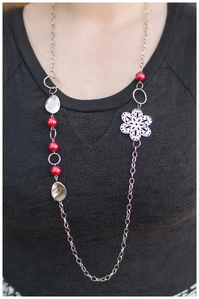 Paparazzi Necklace ~ Not So Ordinary - Red