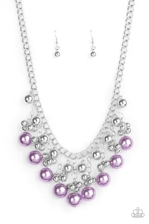 Paparazzi Necklace ~ Pearl Appraisal - Purple