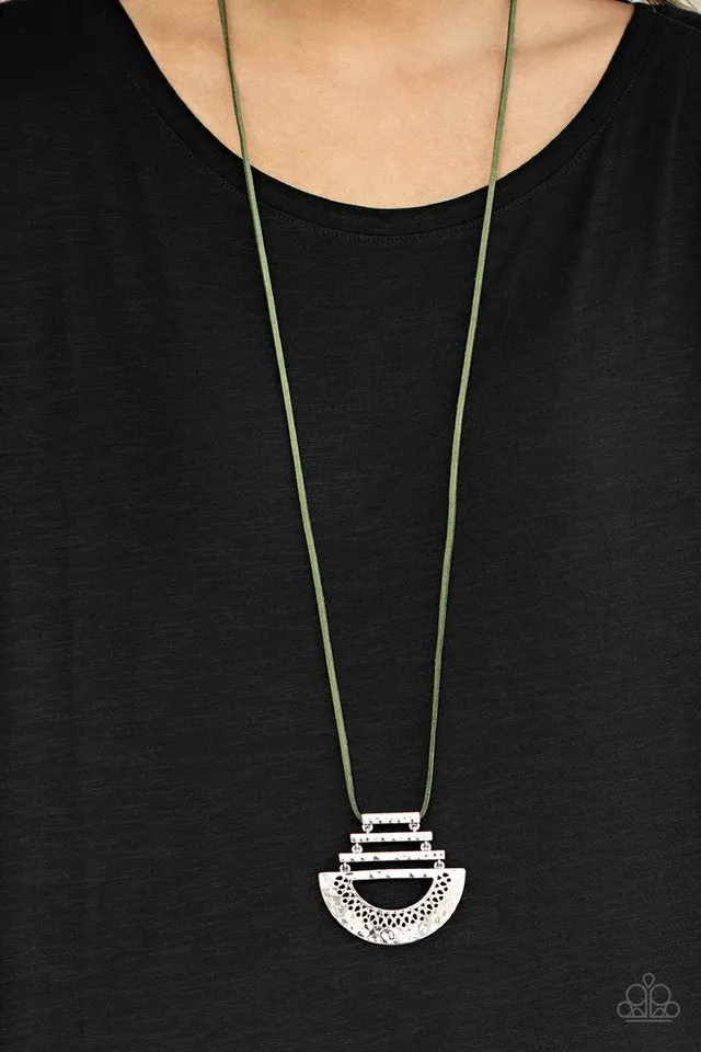 Paparazzi Necklace ~ Rise and SHRINE - Green