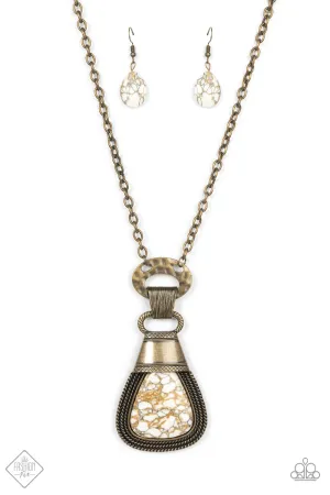 Paparazzi Necklace ~ Rodeo Royale - Brass