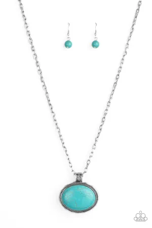 Paparazzi Necklace ~ Sedimentary Colors - Blue