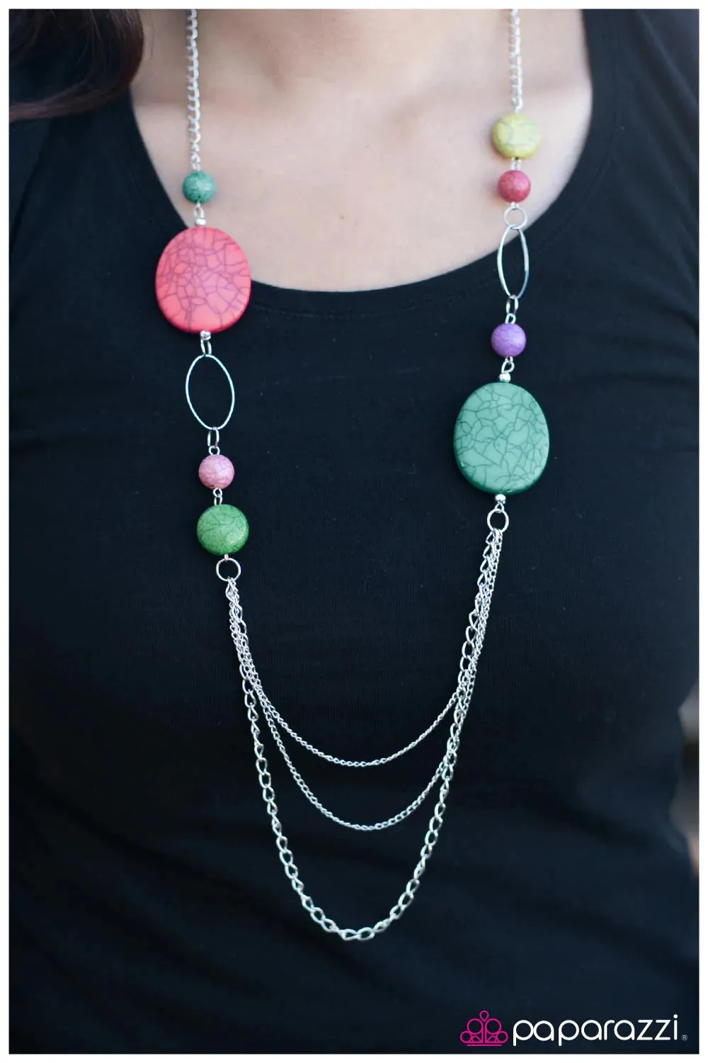 Paparazzi Necklace ~ Smooth Sailing - Multi