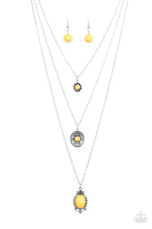 Paparazzi Necklace ~ Southern Solstice - Yellow