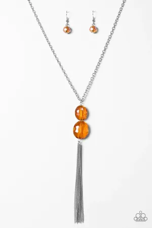 Paparazzi Necklace ~ Still Killin It - Orange