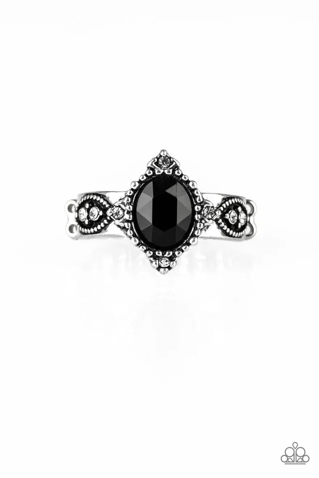 Paparazzi Ring ~ Pricelessly Princess - Black