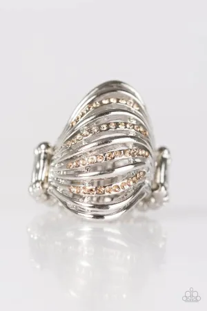 Paparazzi Ring ~ Ride The Waves - Brown