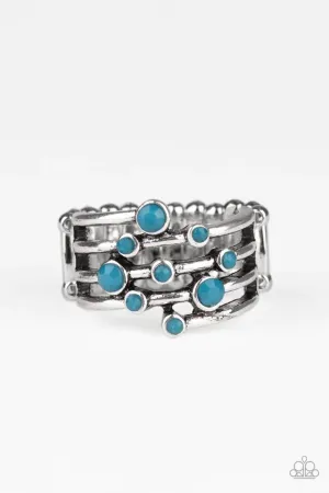 Paparazzi Ring ~ Saguaro Skies - Blue