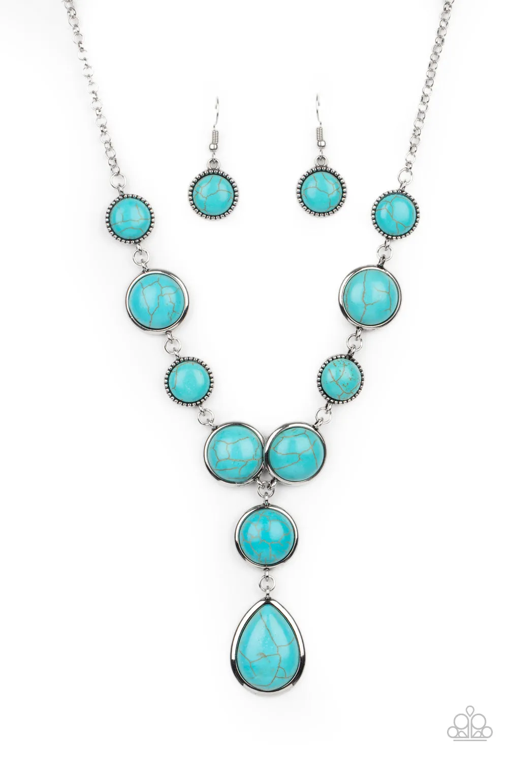 Paparazzi Terrestrial Trailblazer - Blue Necklace