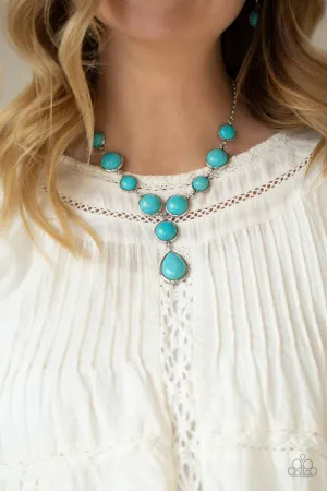 Paparazzi Terrestrial Trailblazer - Blue Necklace