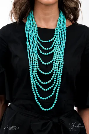 Paparazzi The Hilary 2021 Zi Collection Turquoise Necklace