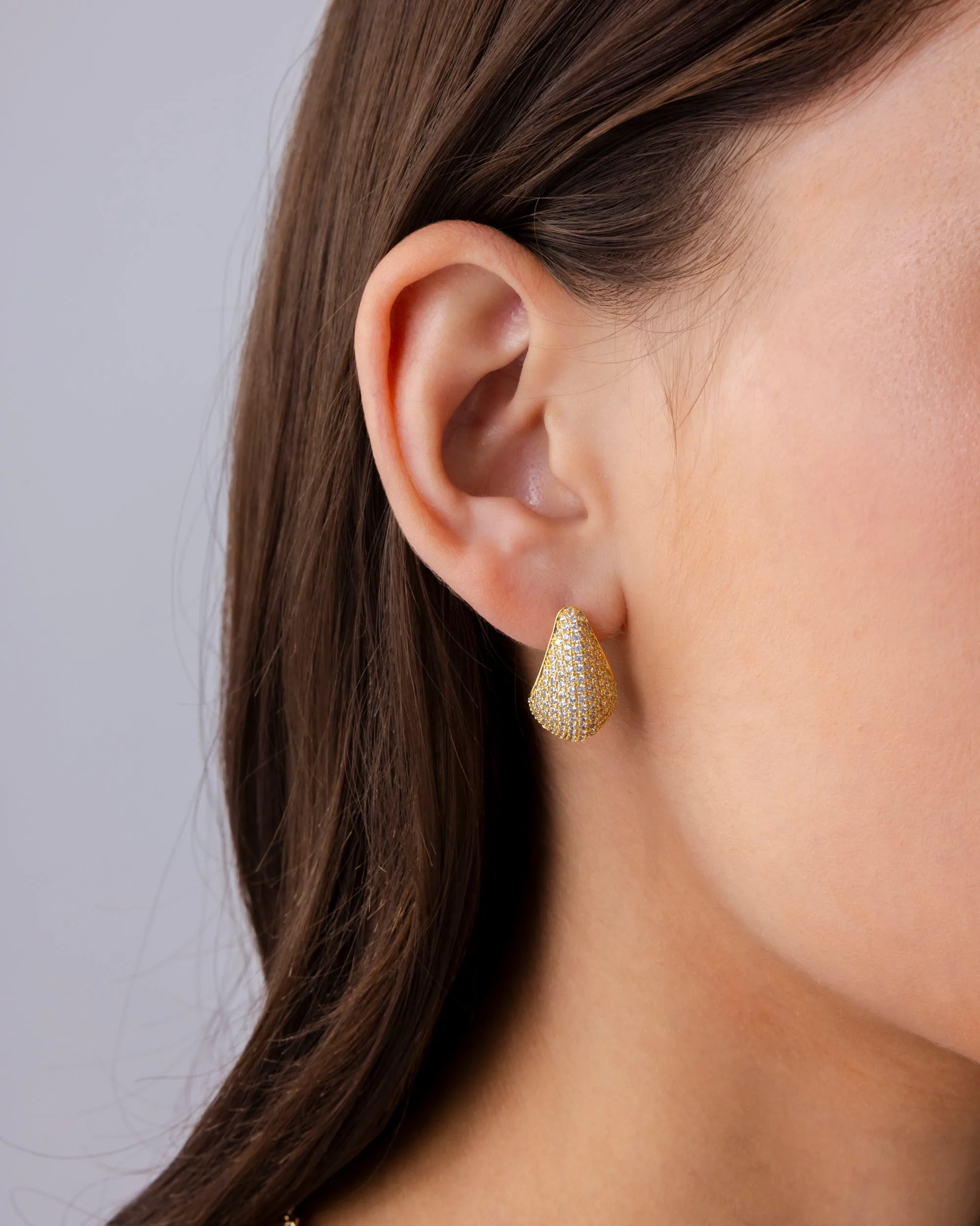 Pavé Drop Earrings