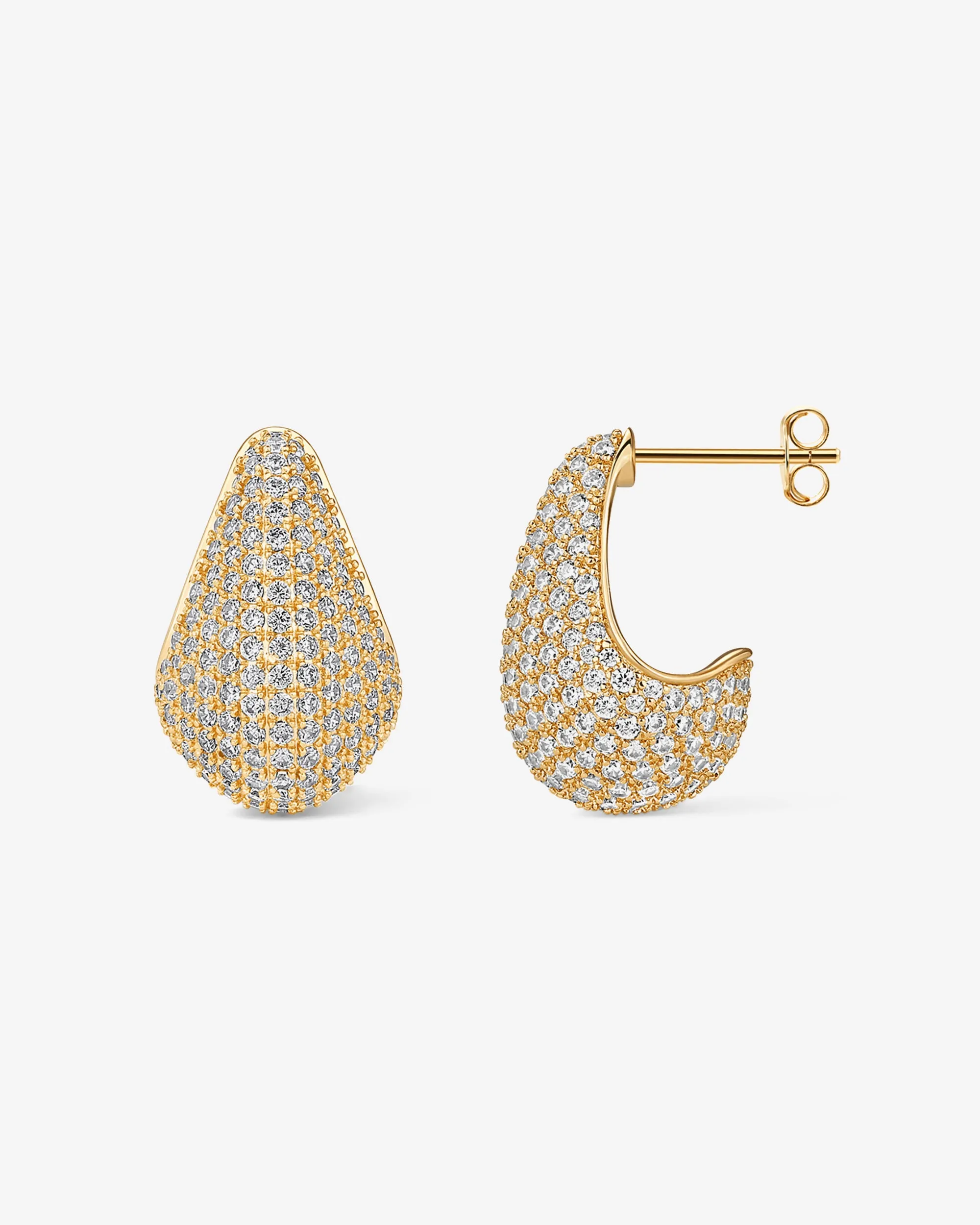 Pavé Drop Earrings